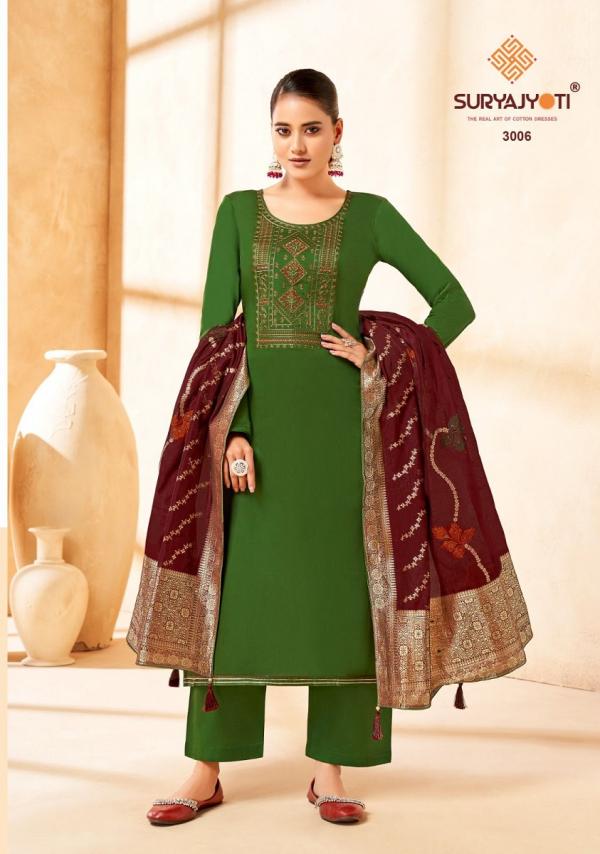 Suryajyoti Guzarish Vol 3 Designer Jam Satin Dress Material Collection
